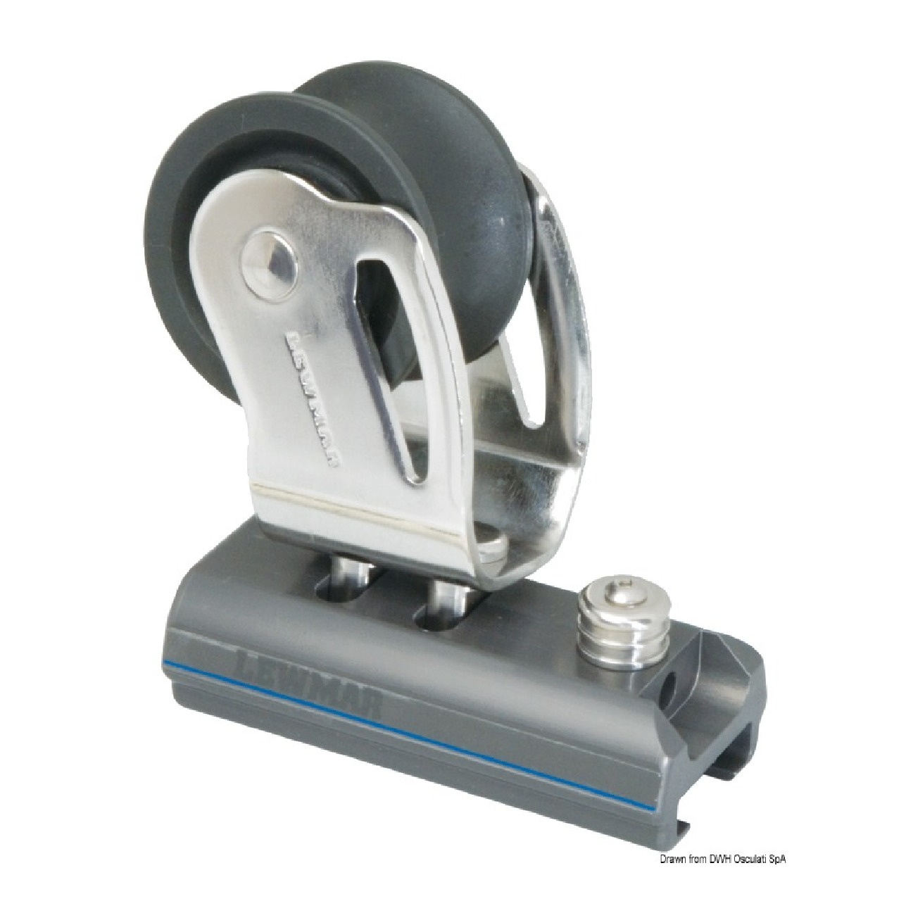 Lewmar Carrello genoa T-Track 2 con fermo