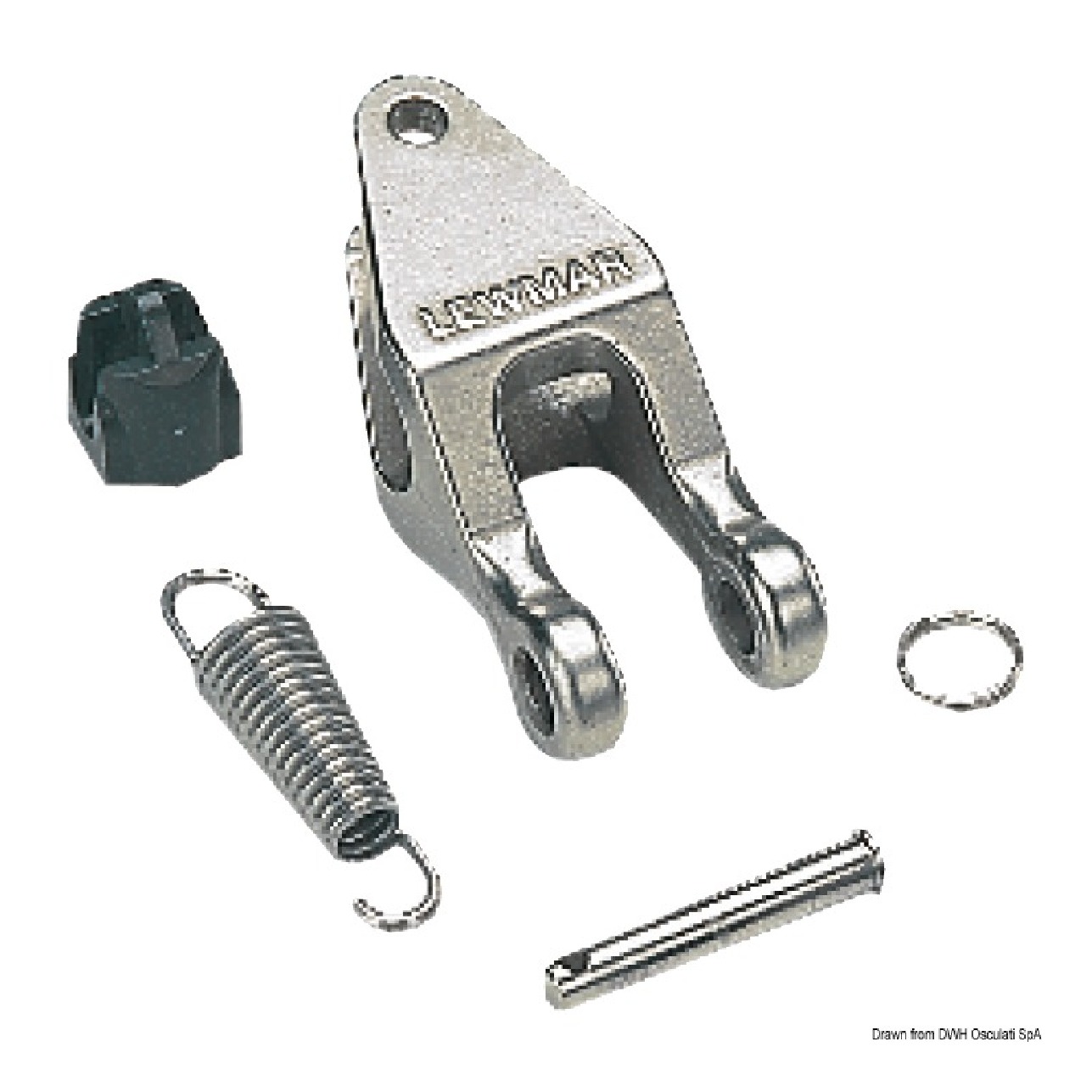 Lewmar Supporto verticale bozzelli 1