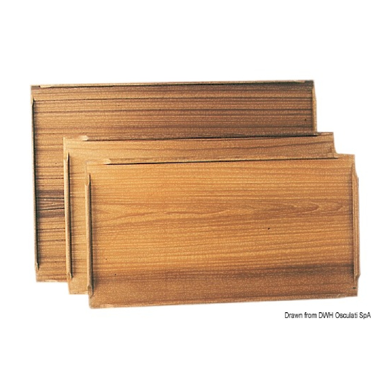 ARC Piani in teak 55x80 cm