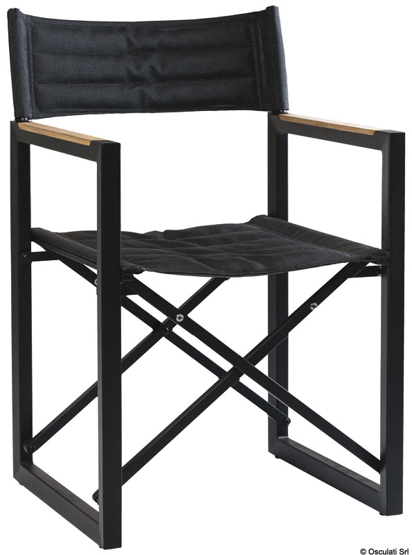 ARC Sedia pieghevole alluminio teak ARC The Square antracite