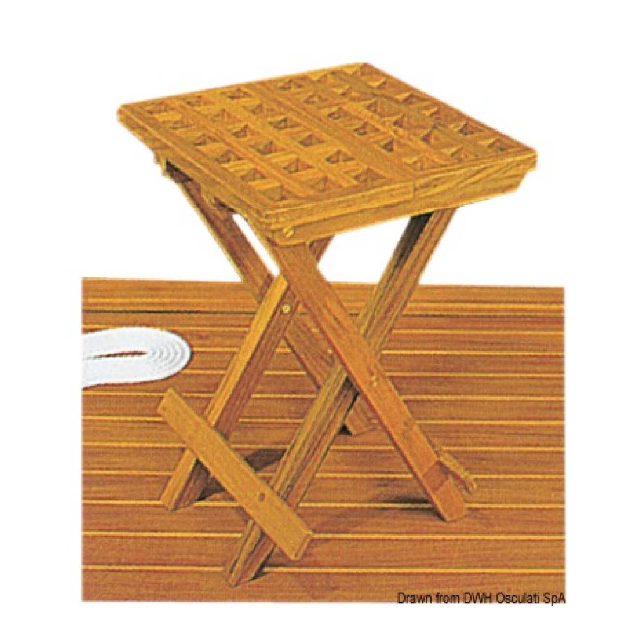 ARC Sgabello pieghevole in Teak
