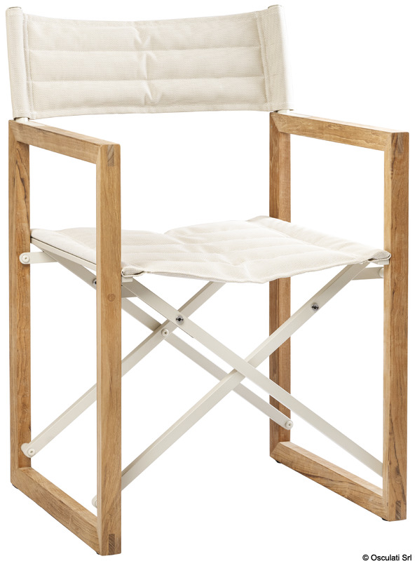 ARC Sedia pieghevole teak ARC The Square lino