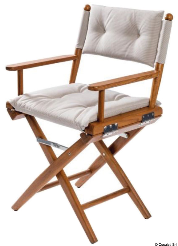 ARC Sedia teak pieghevole imbottita sabbia