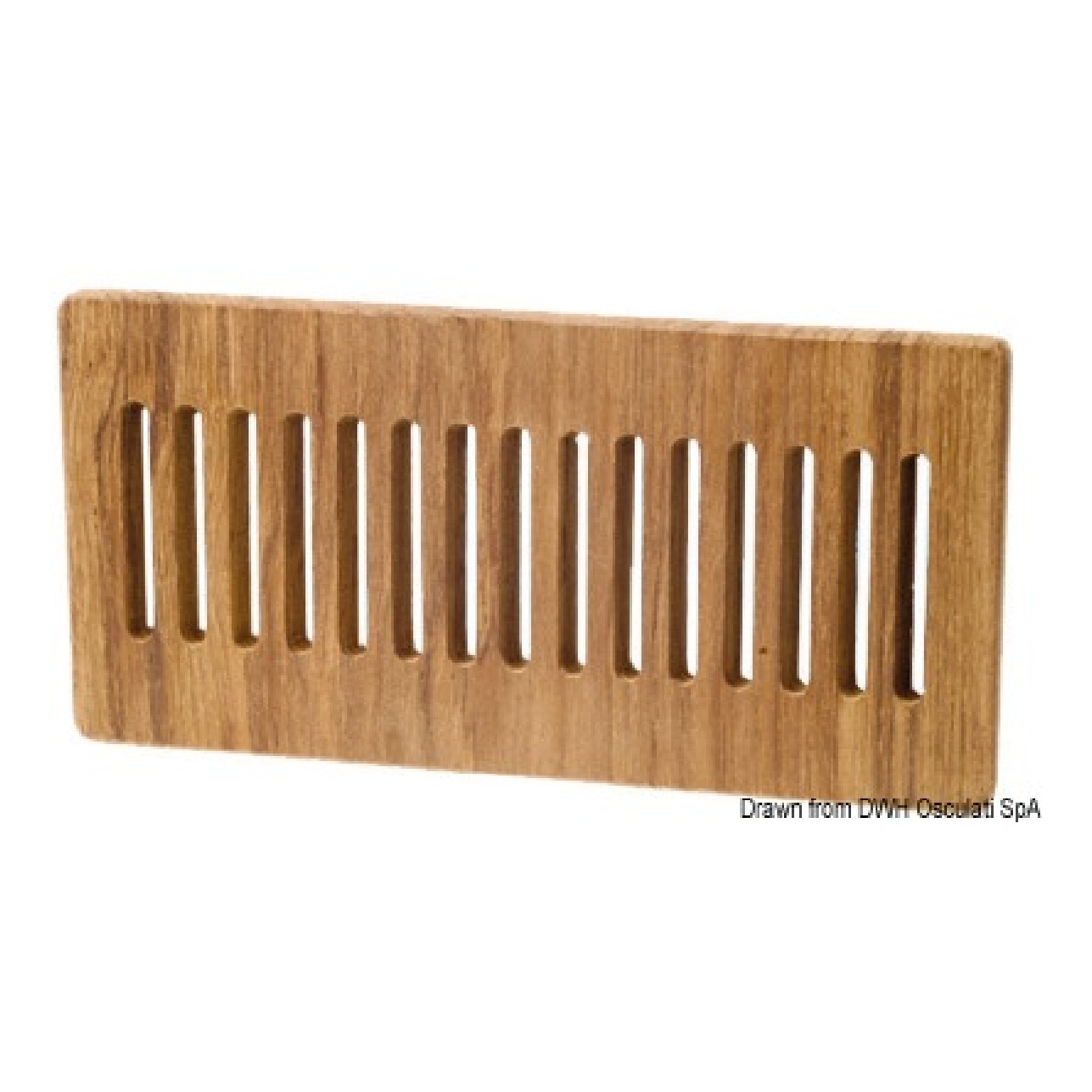 ARC Frontalino protezione teak 125x250 mm