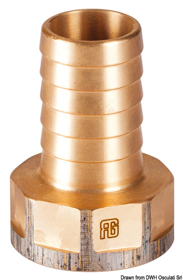 Guidi Portagomma femmina in bronzo 1 pollice 1/2 x 38