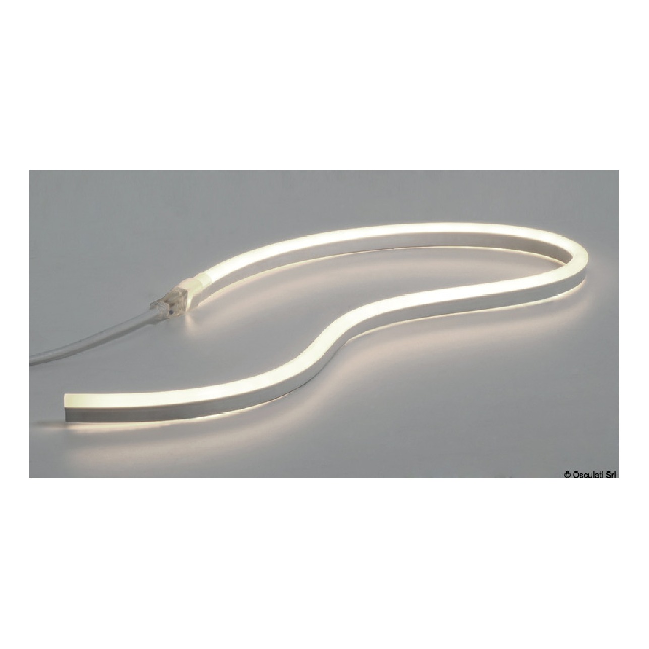 Osculati Barra luminosa led flessibile NeonLight 12V bianco