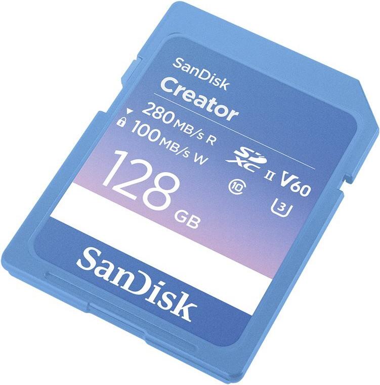 Sandisk Creator - FlasH-Speicherkarte - 128 Gb (sdsdxeP-128G-Gncis)