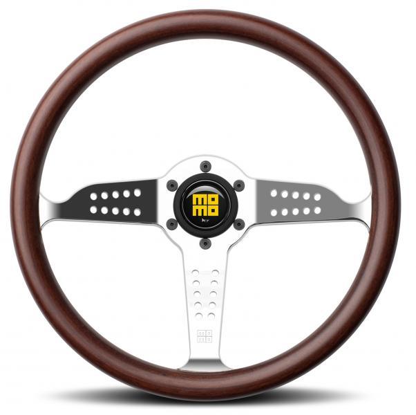 Volante Super Gran Prix Zebrano/cromato 350 mm