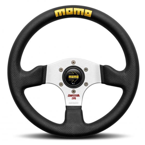 Volante Competition Evo Nero/argento 320 mm