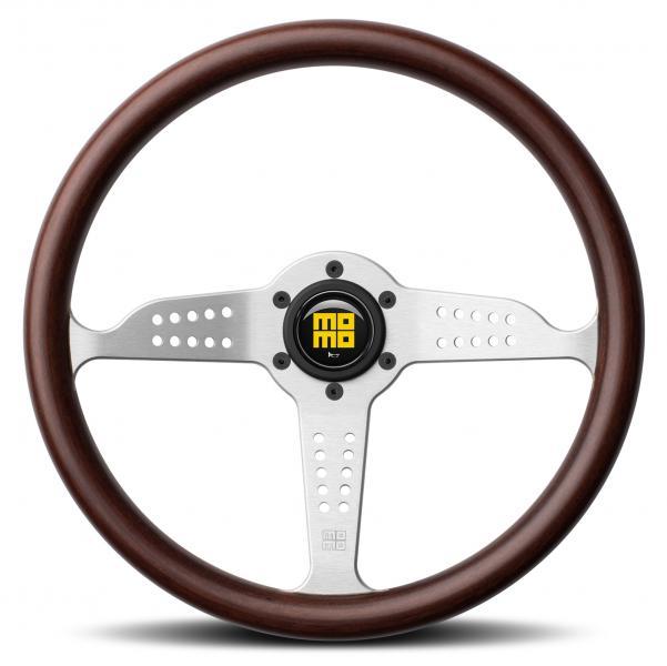 Volante Gran Prix Zebrano/argento 350 mm