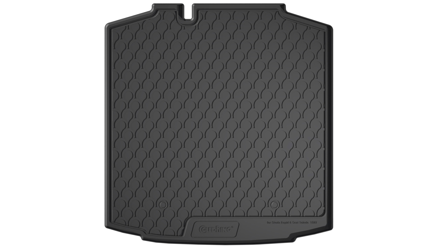 Vasca Baule Su Misura In Gomma Sintetica - Compatibile Per  Seat Toledo (01/13>07/15) Baule Basso -  Skoda Rapid 5p (01/13>12/14) Baule Basso