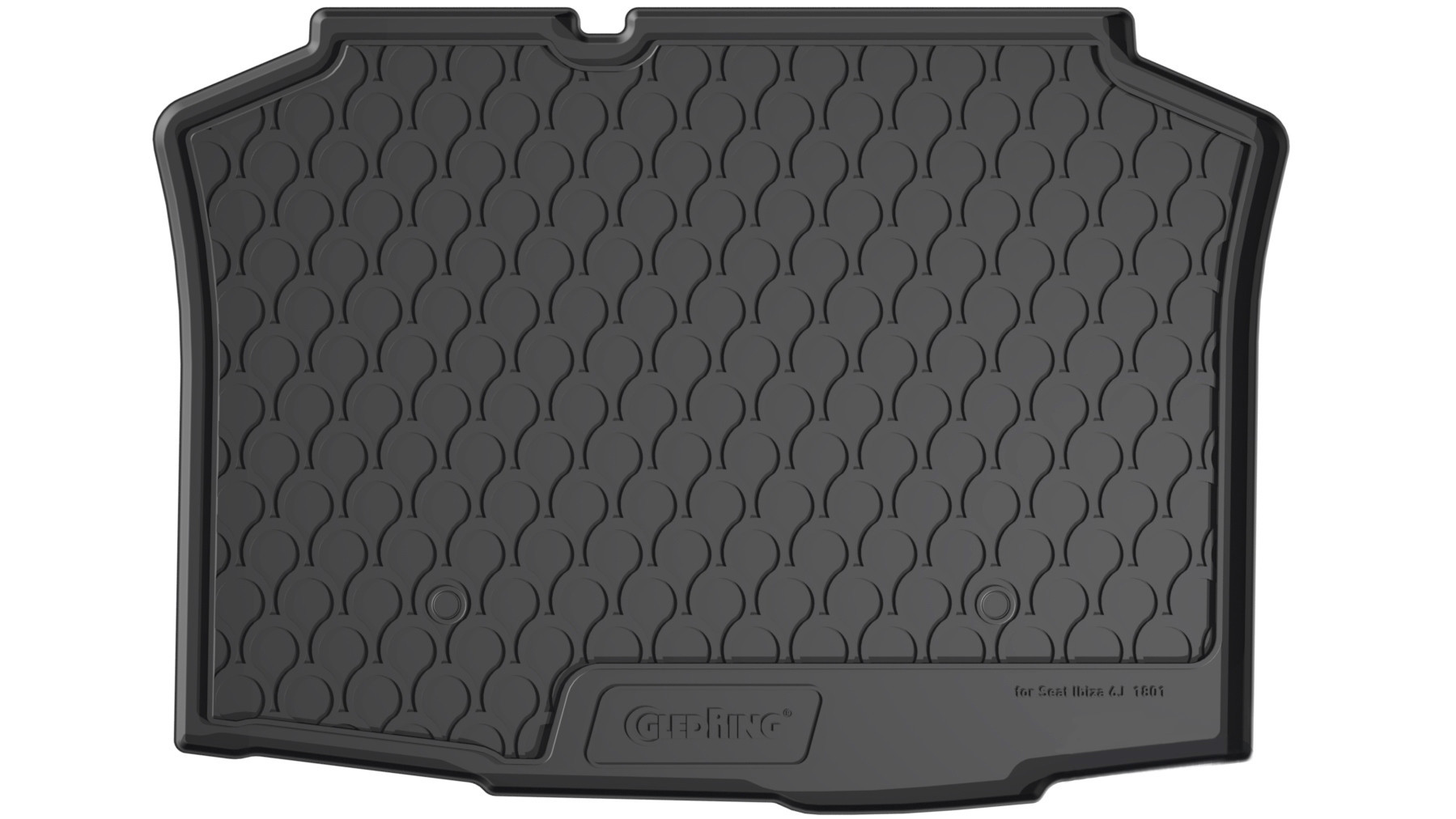 Vasca Baule Su Misura In Gomma Sintetica - Compatibile Per  Seat Ibiza 5p (06/08>05/17) -  Seat Ibiza Sc (10/08>05/17)