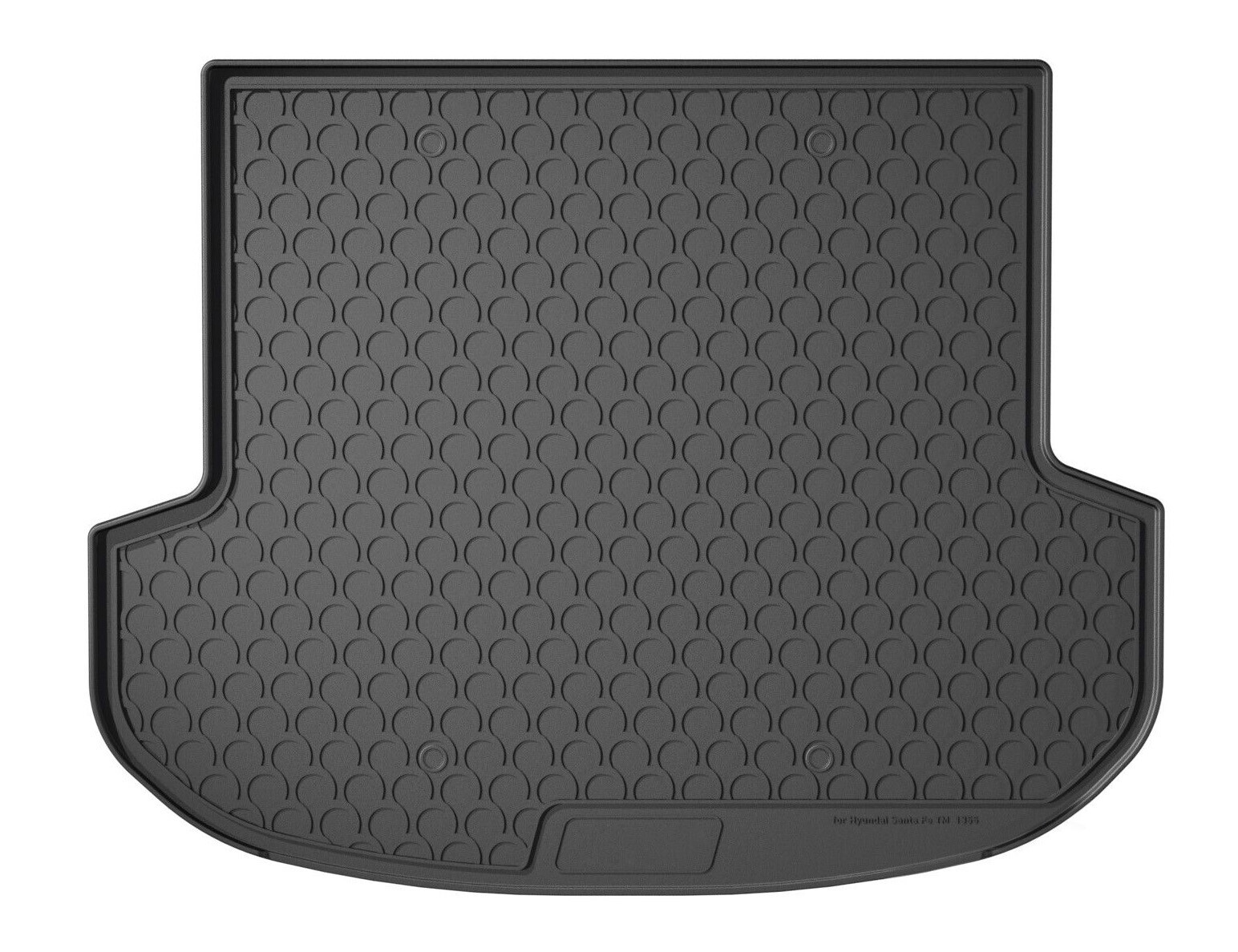 Vasca Baule Su Misura In Gomma Sintetica - Compatibile Per  Hyundai Santa Fe (11/18>10/20) No Ibrida