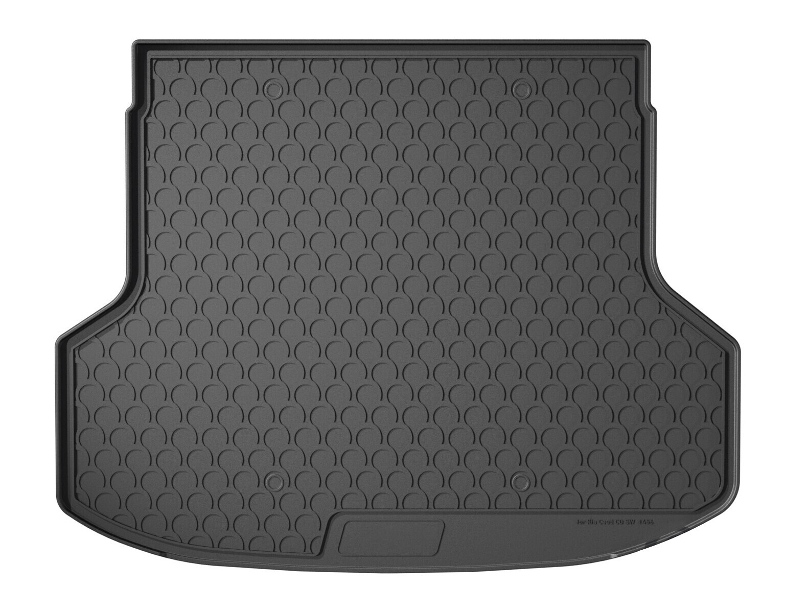 Vasca Baule Su Misura In Gomma Sintetica - Compatibile Per  Kia Ceed Sportswagon (10/18>04/26) No Ibrida, No Subwoofer