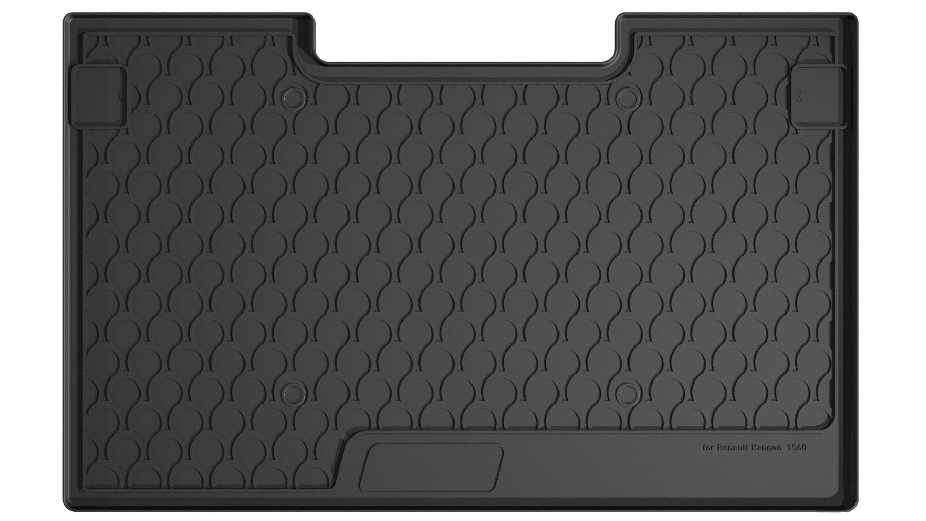 Vasca Baule Su Misura In Gomma Sintetica - Compatibile Per  Renault Kangoo 5p (02/08>05/21)