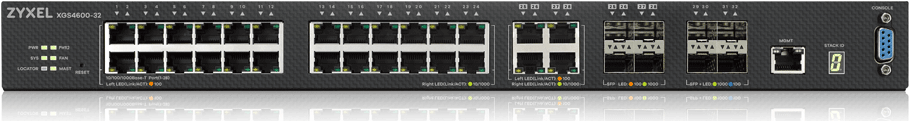 Zyxel Xgs4600-32 - Switch - L3 - Managed - 24 X 10/100/1000 + 4 X KombI-GigabiT-Sfp + 4 X 10 Gigabit Sfp+ - An Rack Montierbar (xgs4600-32-Zz0102f)