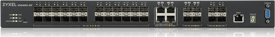 Zyxel Xgs4600-32f - Switch - L3 - Managed - 24 X Gigabit Sfp + 4 X KombI-GigabiT-Sfp + 4 X 10 Gigabit Sfp+ - An Rack Montierbar (xgs4600-32F-Zz0102f)