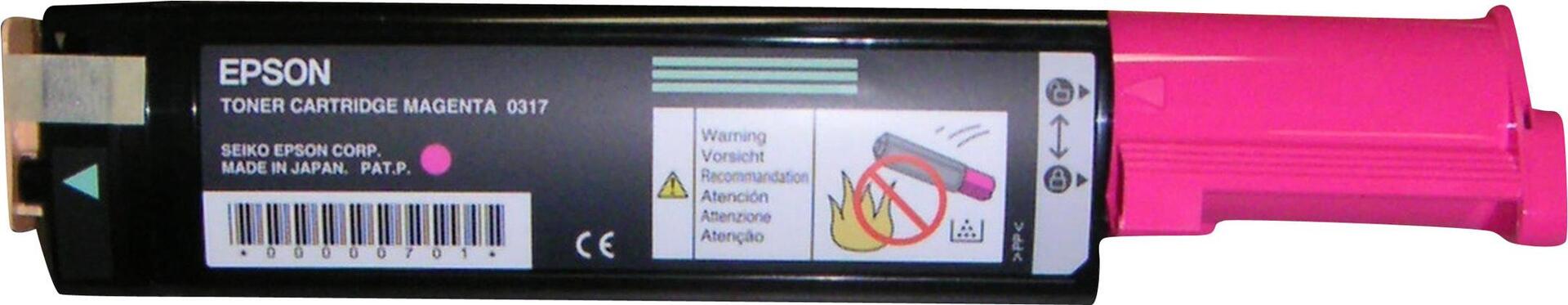 Epson C13s050317 - Tonerpatrone - 1 X Magenta - Für Aculaser C1100, Cx21nf (so50317)