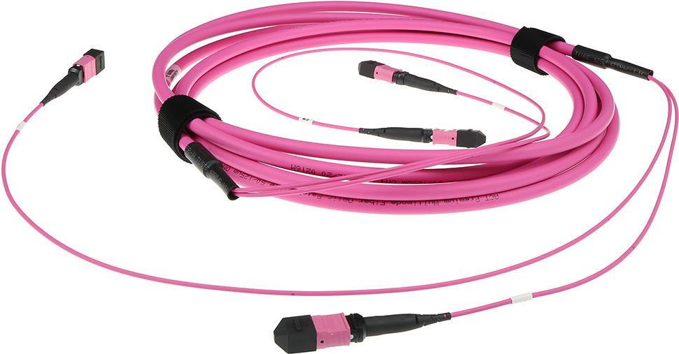 Act 50 Meter Multimode 50/125 Om4(om3) Polarity B Fiber Trunk Cable With 2 Mtp/mpo Female Connectors Each Side 50m 2x Mtp(f) 50/125 Om4 Pb Tr (dc5261)