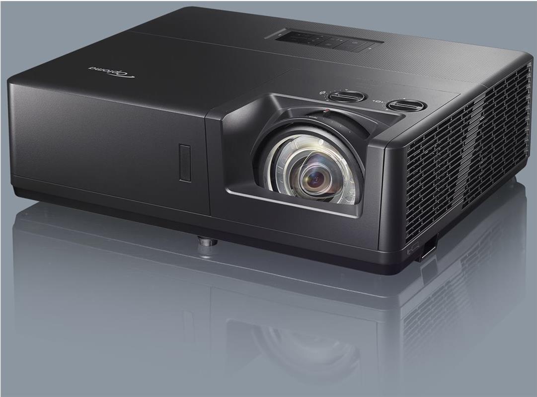 Optoma Zu607tst - DlP-Projektor - Laser - 3d - 6000 Lm - Wuxga (1920 X 1200) - 16:10 - ShorT-Throw FixeD-Objektiv - Lan - Schwarz (e9pd7l101ez1)