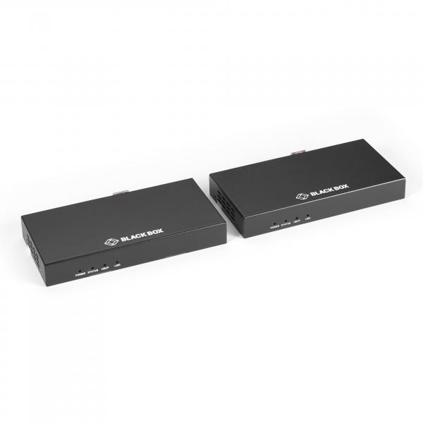 Black Box AvX-Hdmi2-FO-Hdb Moltiplicatore Av Trasmettitore E Ricevitore Av Nero (blackbox Hdbaset Hdmi 2.0 Over Fiber Extender Kit 4k 60hz Audio Ir [