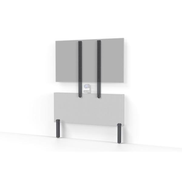 Heckler Design H544-Bg Accessorio Per Videoconferenza Montaggio A Muro Nero (support Kit For Av Credenza - - Black Grey H544-Bg, Wall - Mount, Black,