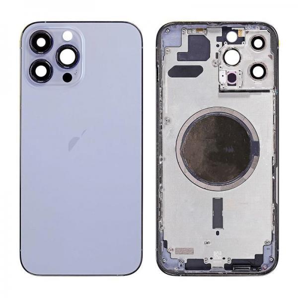 Coreparts MobX-Ip13promaX-21 Ricambio Per Cellulare Coperchio Dell'alloggiamento Posteriore Blu (back Housing With Frame - Sierra Blue Original New F