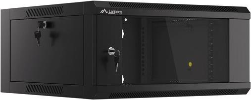Lanberg WffA-5604-10b Rack 4u Wandmontiertes Regal Schwarz (wffA-5604-10b)