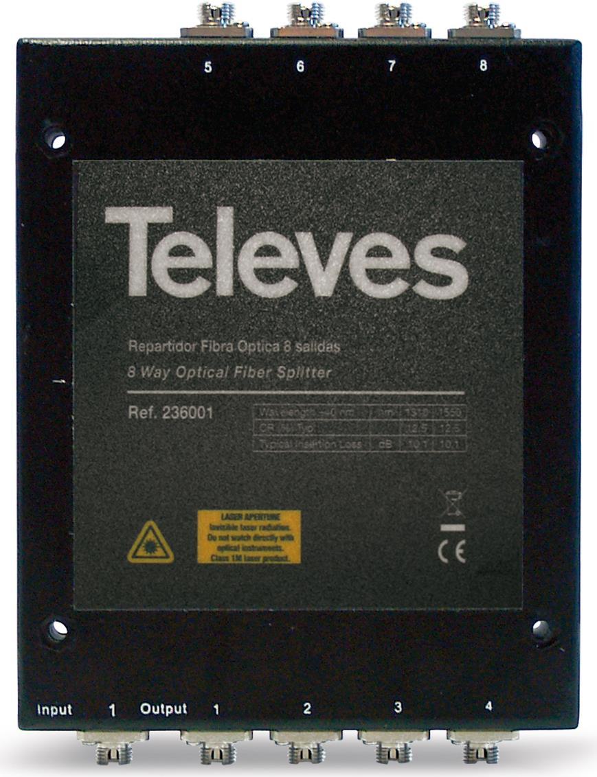Televes Ovt8n Kabelsplitter Schwarz Kabelspalter Oder -Kombinator (ovt8n)