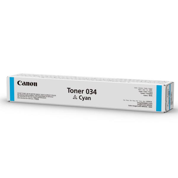 Canon 034 - Ciano - Originale - Cartuccia Toner - Per Imageclass Mf810cdn, Mf820cdn