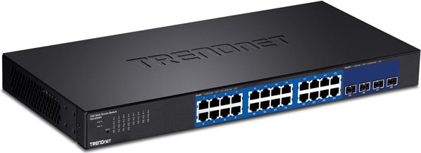 Trendnet Teg 30284 - Switch - Smart - 24 X 10/100/1000 + 4 X 10 Gigabit Sfp+ - An Rack Montierbar (teG-30284)