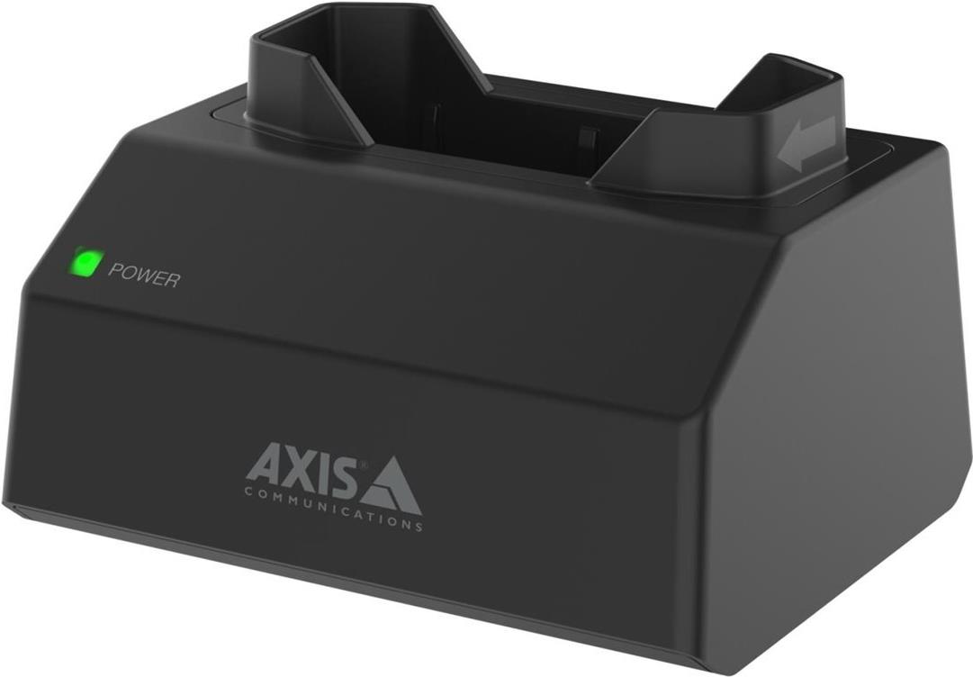 Axis W700 Mk Ii - Station Zum Laden Und Synchronisieren - 1 Schacht + AC-Netzteil - 15 Watt (steckverbinder Für Bodycam) - Schwarz Ncs S 9000-N - Eur