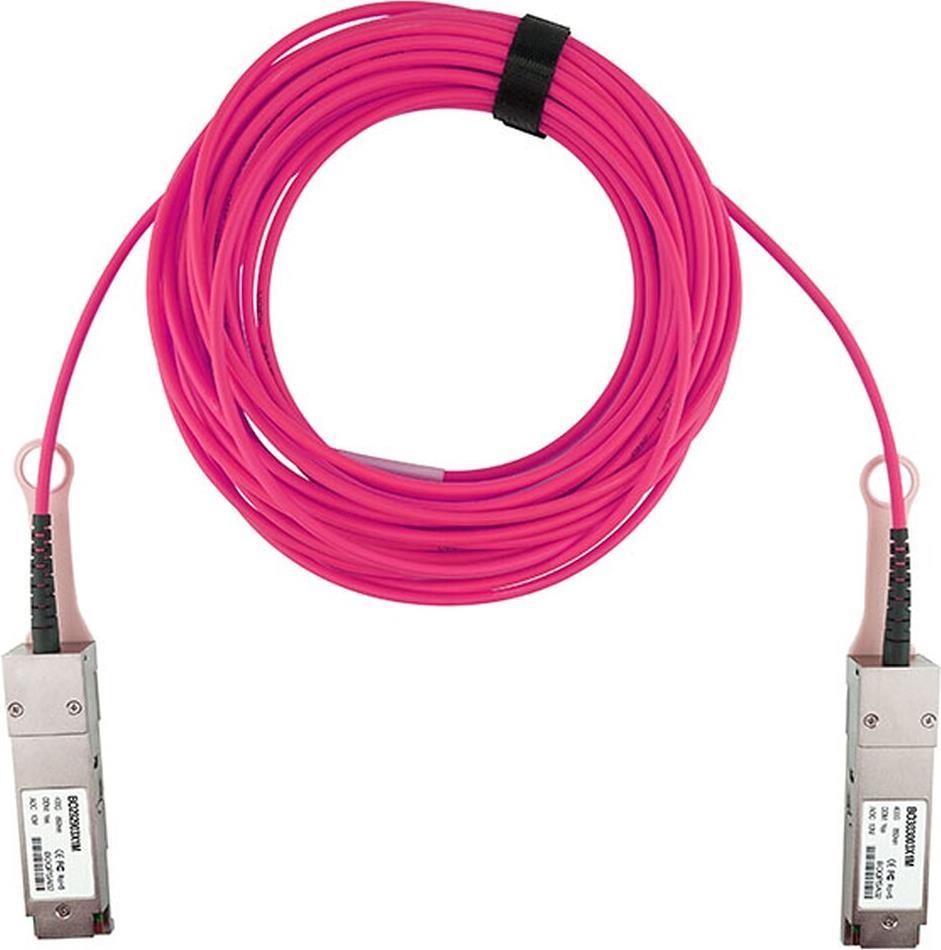 Blueoptics© Aktives Optisches Kabel, QsfP-Dd, 400gbasE-Sr8, 3 Meter, Multimode 50/125µm, Markenfaser, Rund 3.0mm Tube (bo292903x3M-Bo)