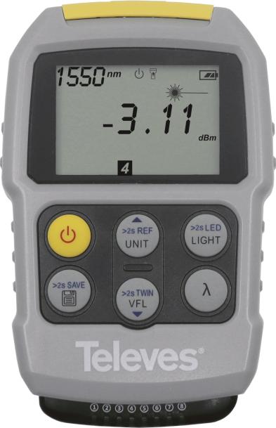 Televes MinI-Testgerät Fueropmvflrj45lwL-Leiter Opm Vfl Datenkabel (opmvflrj45)