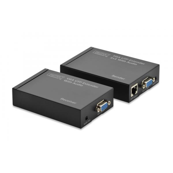Digitus Set Di Estensori Vga Utp (digitus VgA-UtP-Extender - For Vga Signals Up To 300 M In)