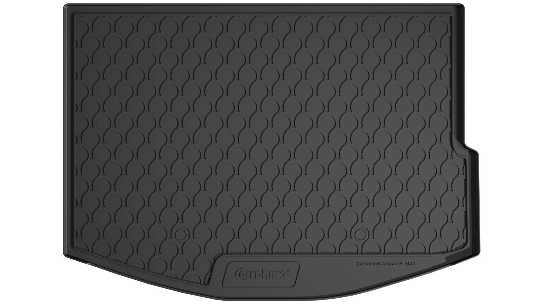 Vasca Baule Su Misura In Gomma Sintetica - Compatibile Per  Renault Scenic 5 Posti (10/16>12/22)