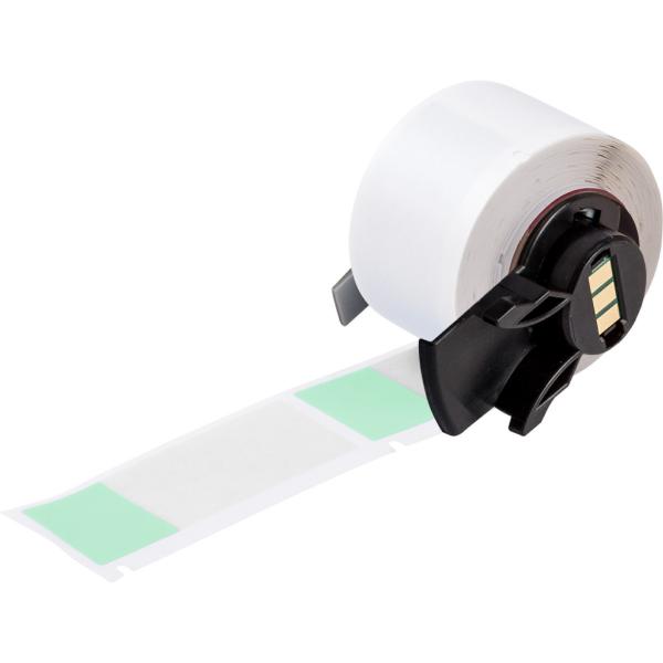 Brady M6-21-427-Gr Etichetta Per Stampante Trasparente, Bianco Etichetta Per Stampante Autoadesiva (selF-Laminating Vinyl Wrap - Around Labels For m6