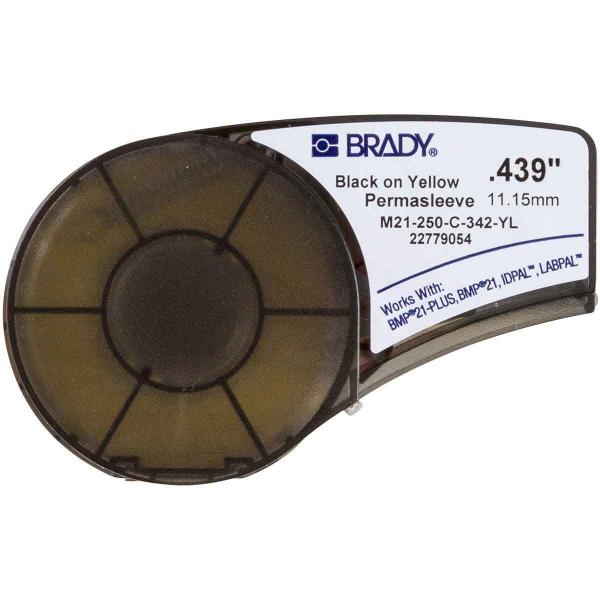 Brady M21-250-C-342-Yl Etichetta Per Stampante Giallo Etichetta Per Stampante Non Adesiva (permasleeve HeaT-Shrink - Polyolefin Sleeve For M211 - M21