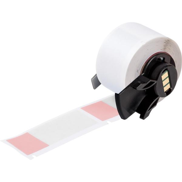 Brady M6-21-427-Rd Etichetta Per Stampante Trasparente, Bianco Etichetta Per Stampante Autoadesiva (selF-Laminating Vinyl Wrap - Around Labels For m6