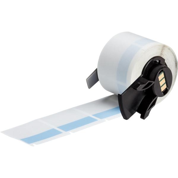 Brady M6-32-427-Bl Etichetta Per Stampante Blu, Trasparente Etichetta Per Stampante Autoadesiva (selF-Laminating Vinyl Wrap - Around Labels For M610,