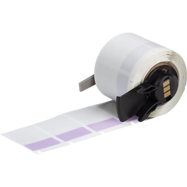 Brady M6-31-427-Pl Etichetta Per Stampante Viola, Trasparente Etichetta Per Stampante Autoadesiva (selF-Laminating Vinyl Wrap - Around Labels For M61