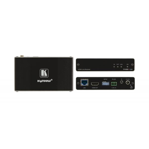 Kramer Electronics TP-583r Ricevitore Av Nero (tP-583r - 4k Hdr Hdmi Receiver With Rs&ndash;232 & Ir Over Long&ndash;reach Hdbaset)