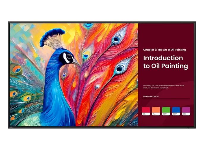 Benq Sh6504 9h.s3ttb.de2 Large Format Display 165,1?cm (65") 4k – Android?13 – 800?nits – 2×hdmi – Schwarz