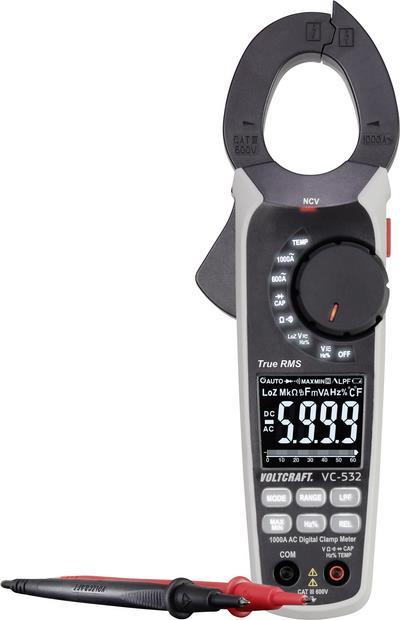 Voltcraft VC-532 Stromzange Kalibriert (iso) Digital Cat Iii 600 V Anzeige (counts): 6000 (vC-10706625)