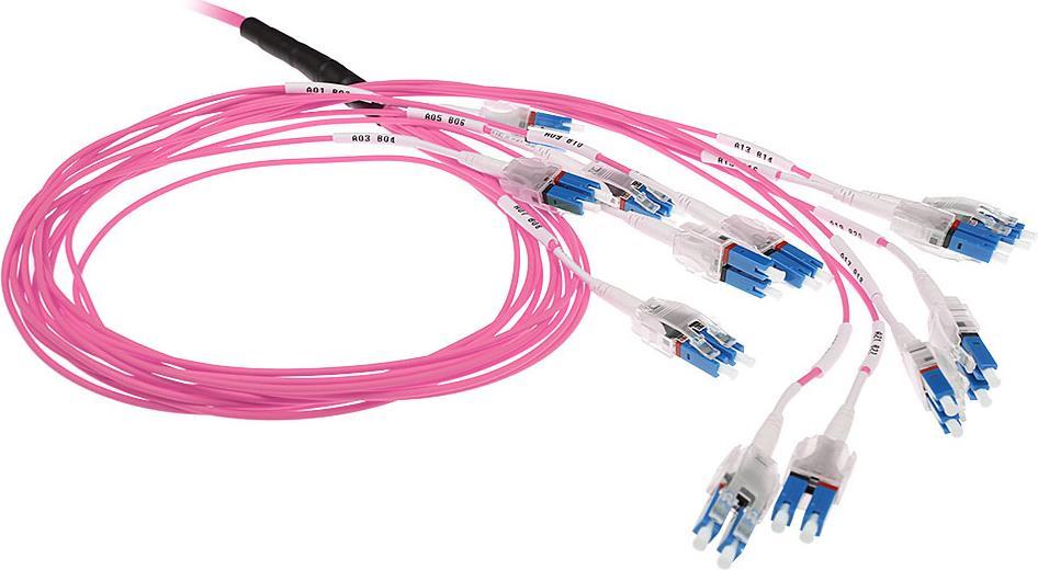 Act 15 Meter Multimode 50/125 Om4 Preterm Fiber Cable 24f Lc Polarity Twist (dc5503)