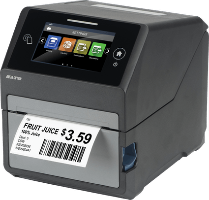 Sato Ct4-Lx Direkt Wärme/wärmeübertragung PoS-Drucker 203 X 203 Dpi Verkabelt & Kabellos (wwct03042)