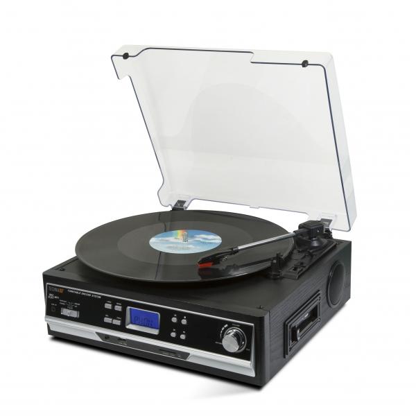 Technaxx TX-22+ Giradischi Con Trasmissione A Cinghia Nero Semiautomatico (technaxx TX-22+ - Audiosystem)