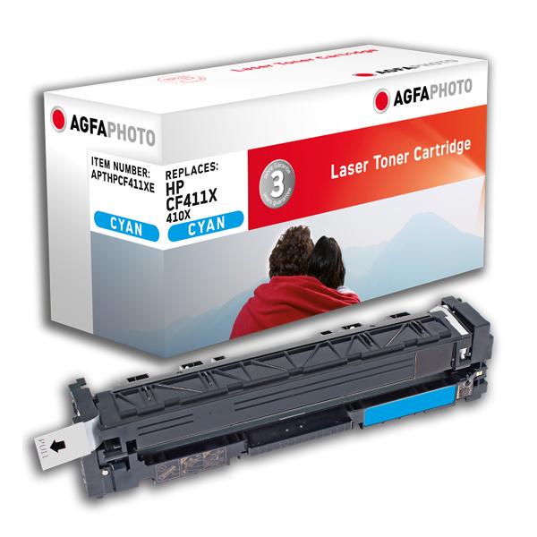 Agfaphoto Apthpcf411xe Cartuccia Toner 1 Pz Compatibile Ciano (toner Cyan, Rpl Cf411x - Pages 5000 - Warranty: 36m)