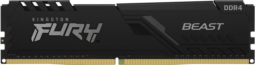 Kingston Fury Beast - Ddr4 - Kit - 64 Gb: 4 X 16 Gb - Dimm 288-Pin - 3600 Mhz / Pc4-28800 - Cl18 - 1.35 V - Ungepuffert - NoN-Ecc - Schwarz