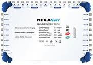 Megasat Multiswitch 17/16 - Multiswitch SatelliteN-/terrestrisches Signal